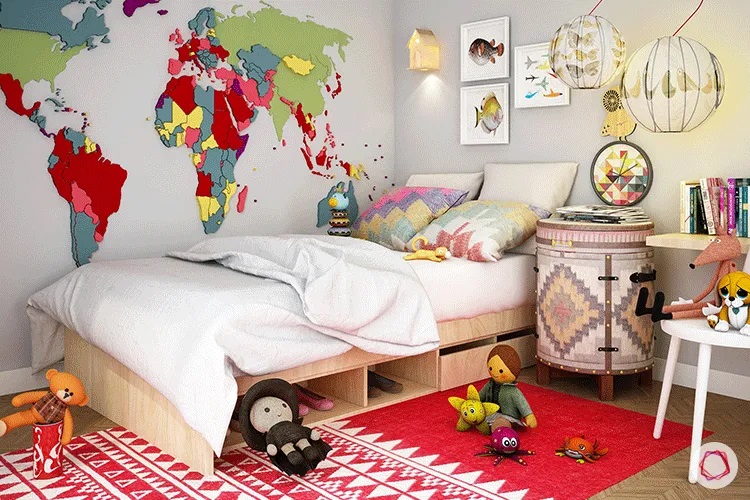 Tips for decorating a children’s room in a versatile way
